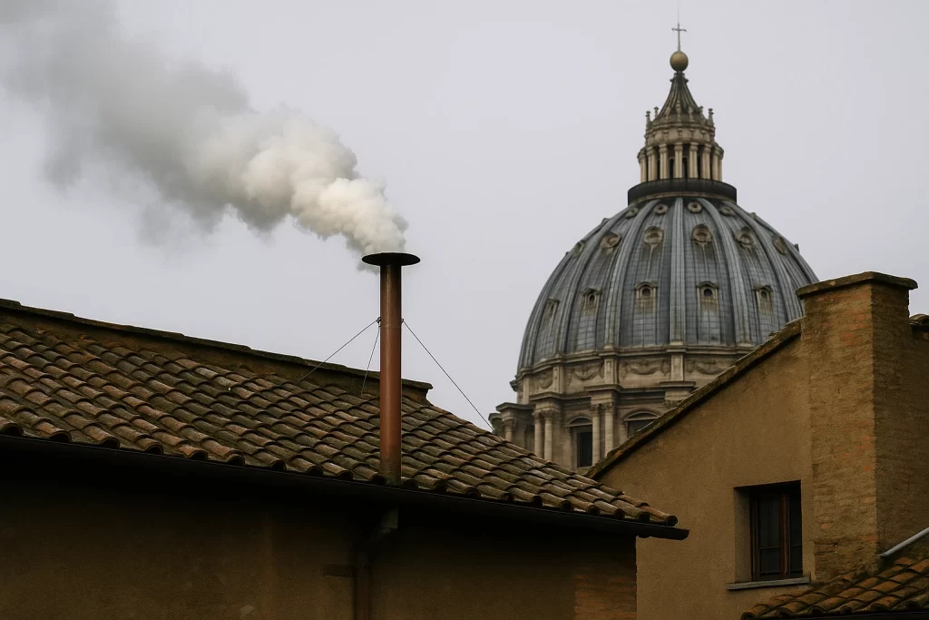 FUMAÇA BRANCA: UM novo Papa foi escolhido
