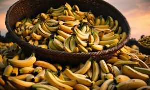 Banana em Risco: Até 2080, Duas em Cada Três Áreas de Cultivo Podem Desaparecer por causa da Crise Climática