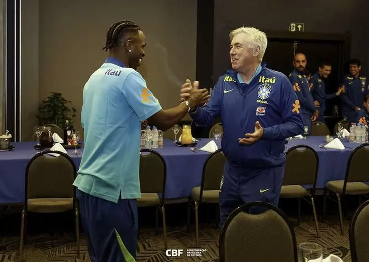 SELEÇÃO BRASILEIRA: Ancelotti Recebe Convocados da Seleção Brasileira para Data Fifa