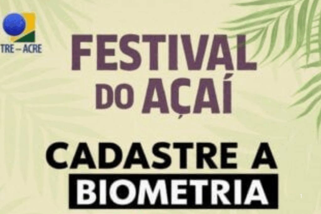 ELEIÇÃO: TRE-AC Agiliza Cadastramento Biométrico no Festival do Açaí em Feijó
