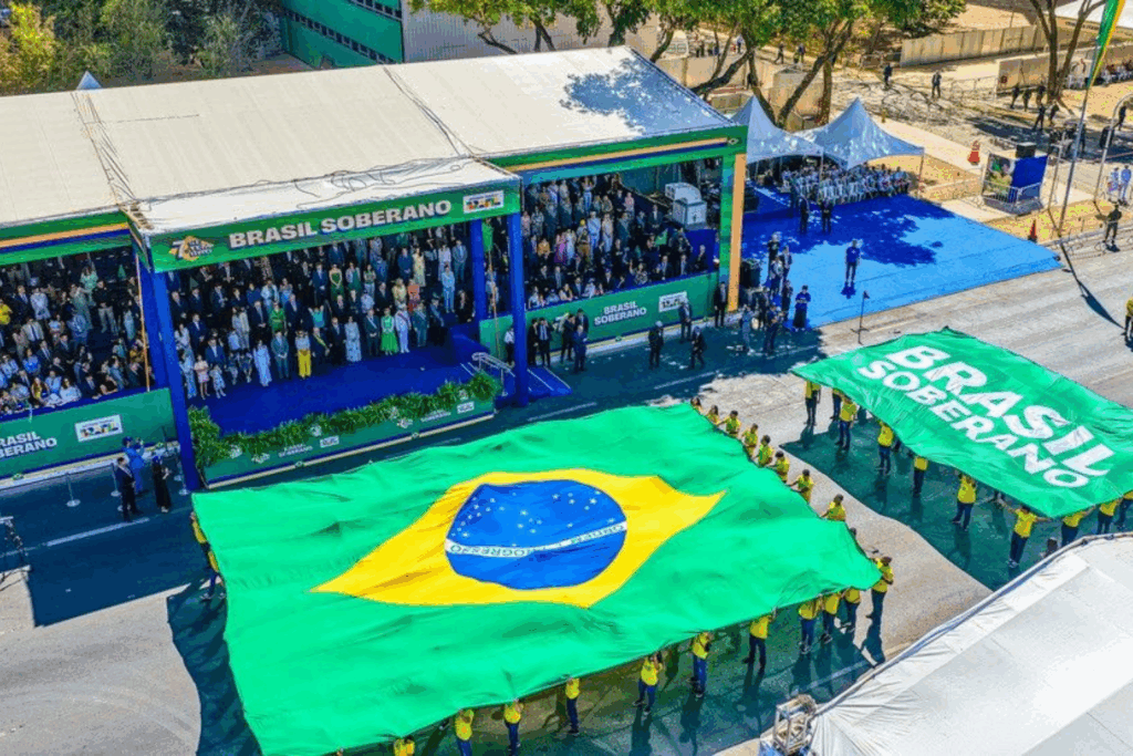 PATRIOTISMO: Desfile do 7 de Setembro em Brasília, a Cerimônia Celebra a Independência Nacional