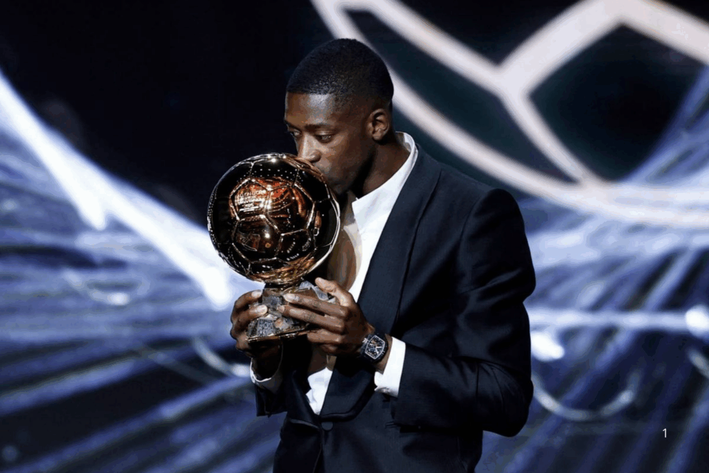 PRÊMIO: Dembélé Conquista a Bola de Ouro após Temporada Extraordinária no PSG