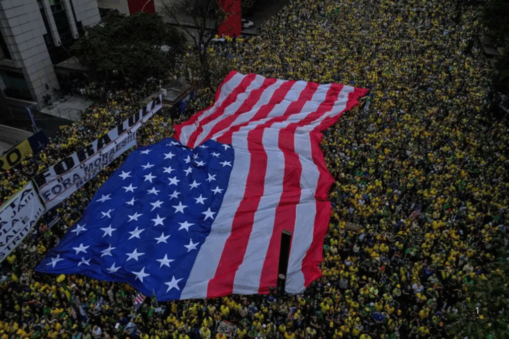 REPERCUSSÃO: The New York Time Destaca que a Bandeira Americana é Novo Ícone da Direita Brasileira