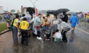 URGENTE: Raio Atinge Área Central de Brasília Durante Temporal e Deixa Feridos em Ato Político