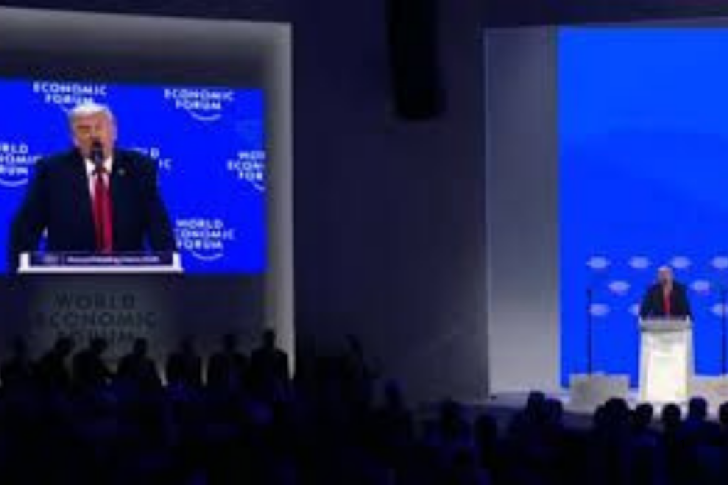 DISCURSO: Trump Diz em Davos, Não Querer Usar a Força para Tomar a Groenlândia