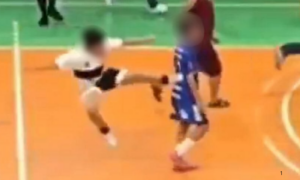 PANCADARIA: Briga Generalizada em Jogo Sub-12 Faz Pais Invadirem Quadra para Proteger Filhos