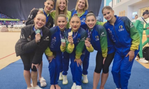 INÉDITO: Brasil Conquista Prata nas Cinco Bolas na Copa do Mundo de Ginástica Rítmica em Baku