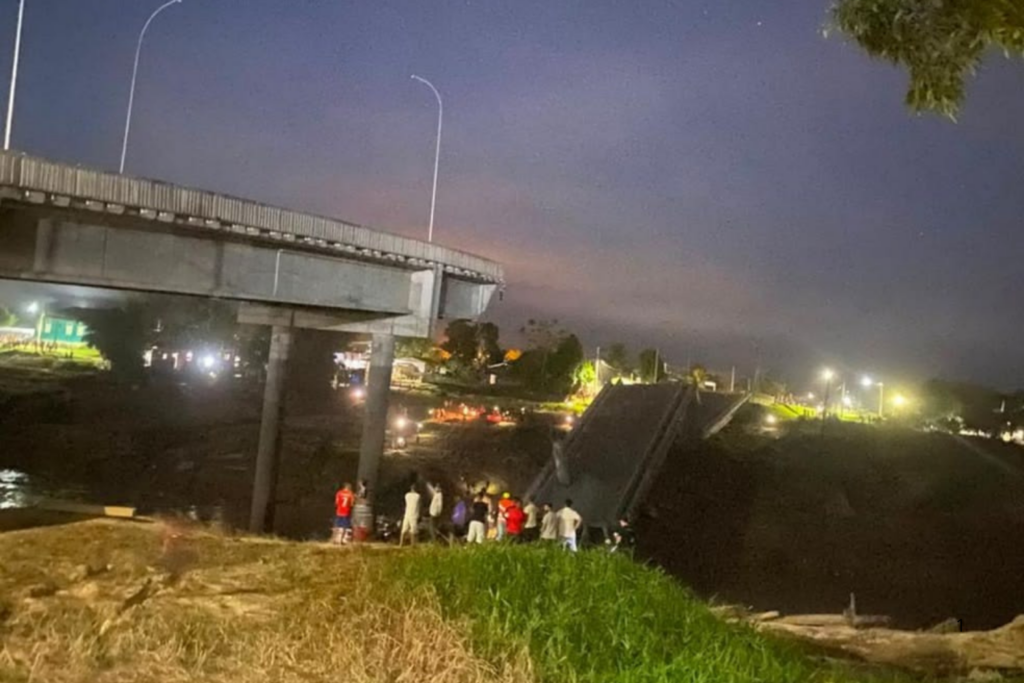 COLAPSO: Ponte de R$ 36 Milhões Desaba no Interior do Acre e Deixa Quatro Feridos