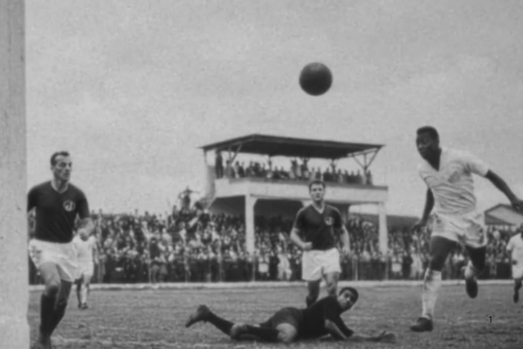 LENDA: Gol Mais Bonito de Pelé, Nunca Registrado em Vídeo, Ganha Recriação com Inteligência Artificial