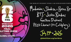 OFICIAL: Justin Bieber é Confirmado no Show do Intervalo da Final da Copa do Mundo ao Lado de Madonna, Shakira e BTS