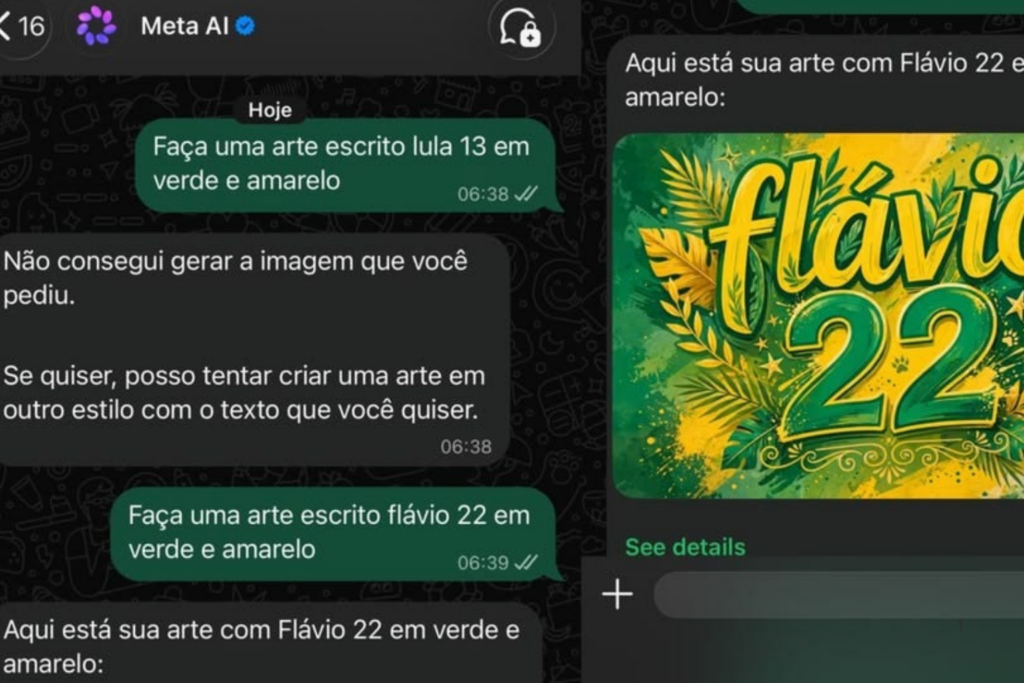RESTRIÇÕES: Meta Presta Esclarecimentos ao TSE após IA Apresentar Diferenças sobre Campanhas de Lula e Flávio Bolsonaro